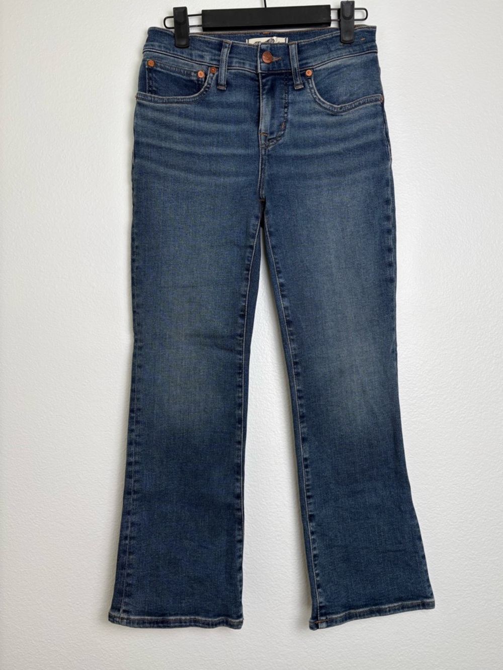 Madewell Mid-Rise Kick Out Jeans In Lenoir Wash Size 25P